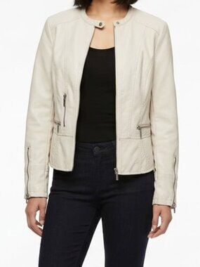 Le Chateau Faux Leather Biker Jacket- Sz. XS